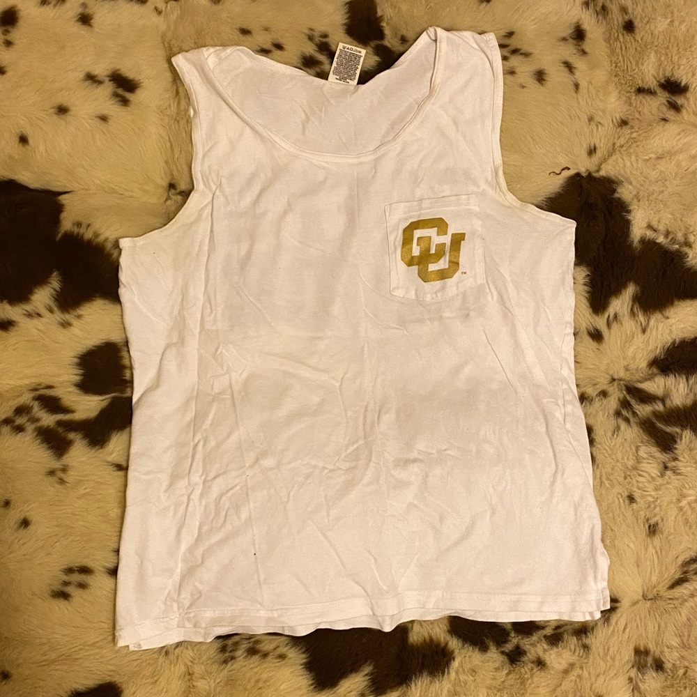 University of Colorado (CU Buffs) PINK tank top